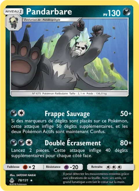 Pangoro [Untamed Punch | Double Stomp]