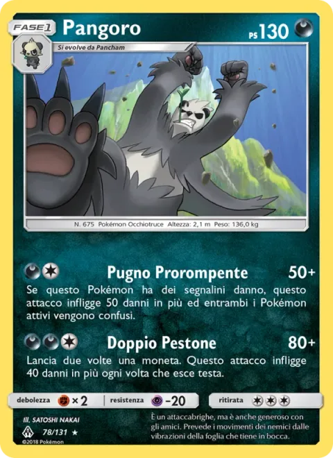 Pangoro [Untamed Punch | Double Stomp]