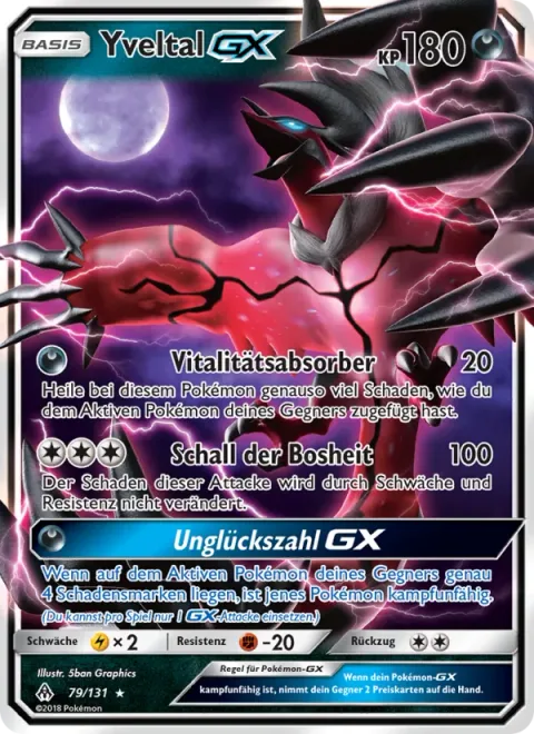Yveltal GX [Absorb Vitality | Sonic Evil | Doom Count GX]