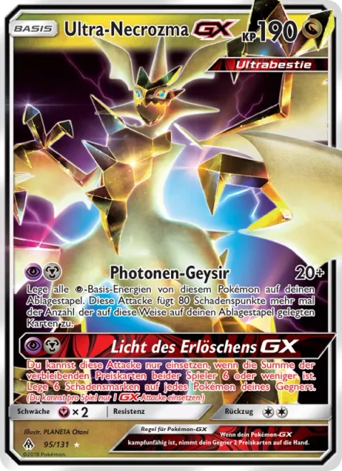 Ultra Necrozma GX [Photon Geyser | Sky-Scorching Light GX]