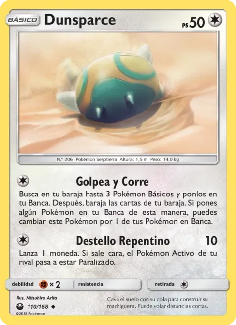 Dunsparce [Strike and Run | Sudden Flash]