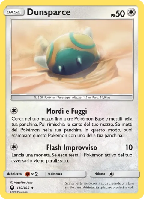 Dunsparce [Strike and Run | Sudden Flash]