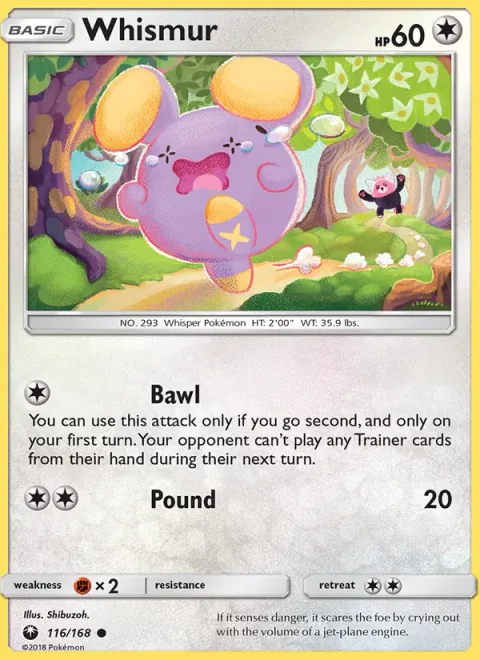 Whismur [Bawl | Pound]