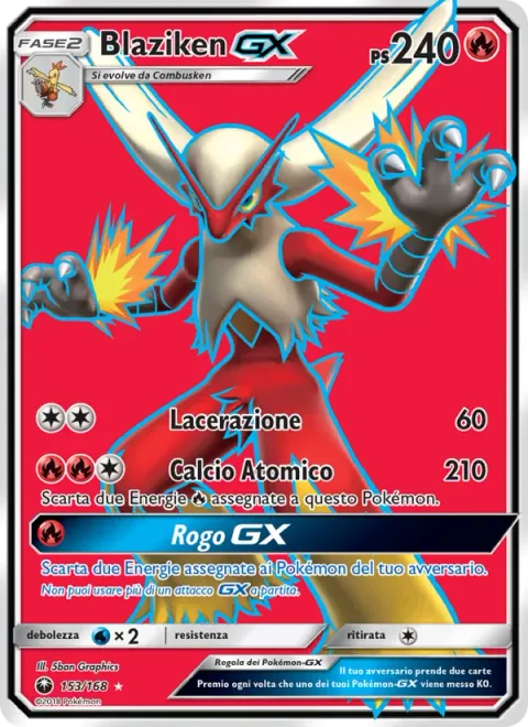 Blaziken GX [Slash | Explosive Kick | Blaze Out GX]