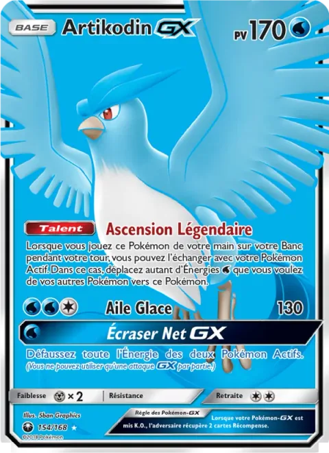 Articuno GX [Legendary Ascent | Ice Wing | Cold Crush GX]