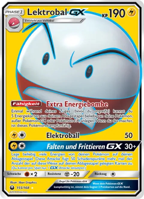 Electrode GX [Extra Energy Bomb | Electro Ball | Crush and Burn GX]