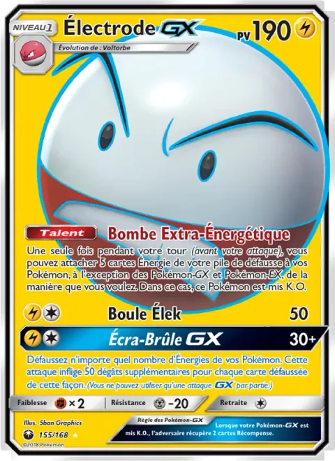 Electrode GX [Extra Energy Bomb | Electro Ball | Crush and Burn GX]