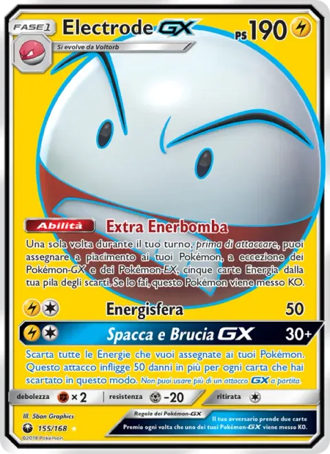 Electrode GX [Extra Energy Bomb | Electro Ball | Crush and Burn GX]