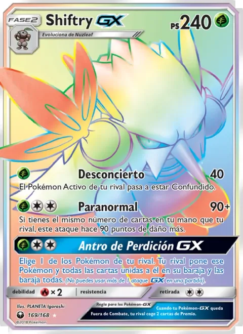 Shiftry GX [Perplex | Extrasensory | Den of Iniquity GX]