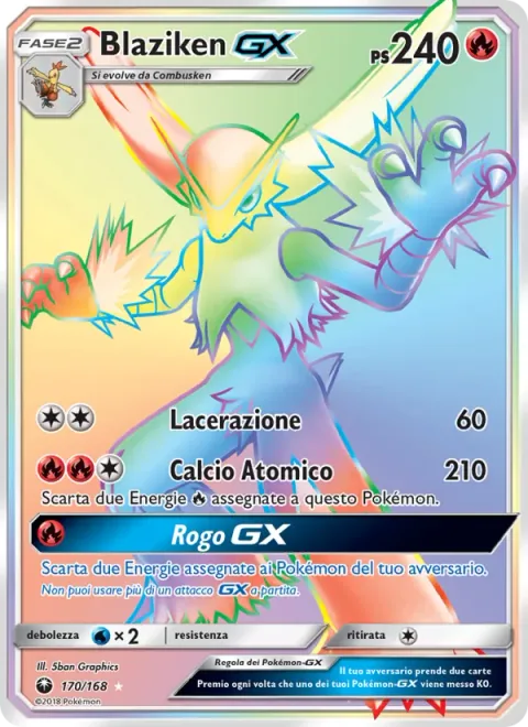 Blaziken GX [Slash | Explosive Kick | Blaze Out GX]