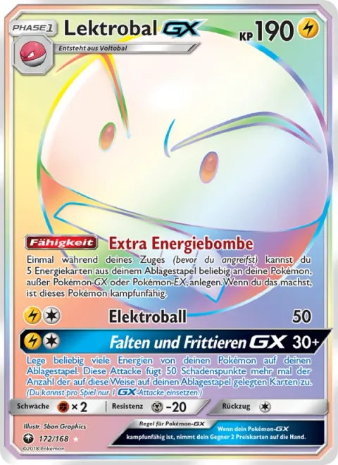 Electrode GX [Extra Energy Bomb | Electro Ball | Crush and Burn GX]