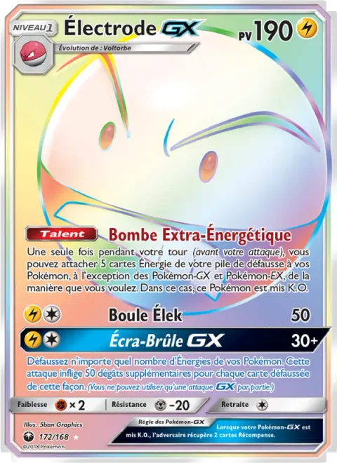 Electrode GX [Extra Energy Bomb | Electro Ball | Crush and Burn GX]