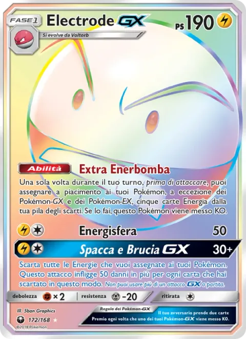 Electrode GX [Extra Energy Bomb | Electro Ball | Crush and Burn GX]