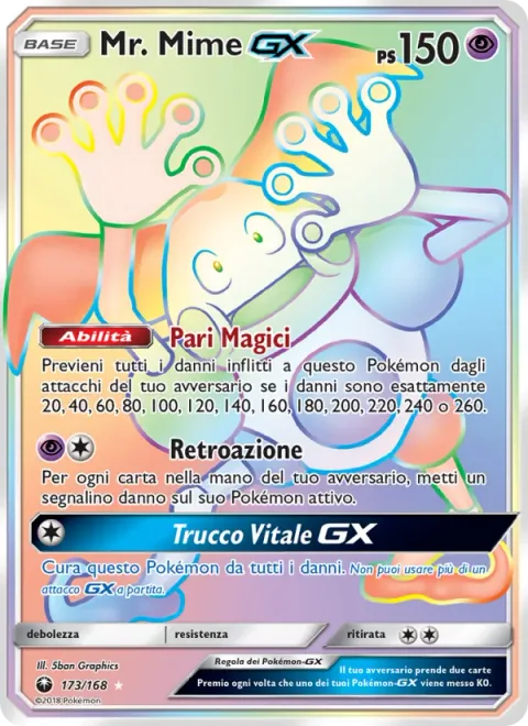 Mr. Mime GX [Magic Evens | Breakdown | Life Trick GX]