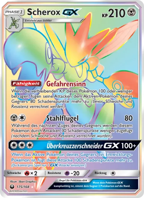 Scizor GX [Danger Perception | Steel Wing | Cross-Cut GX]