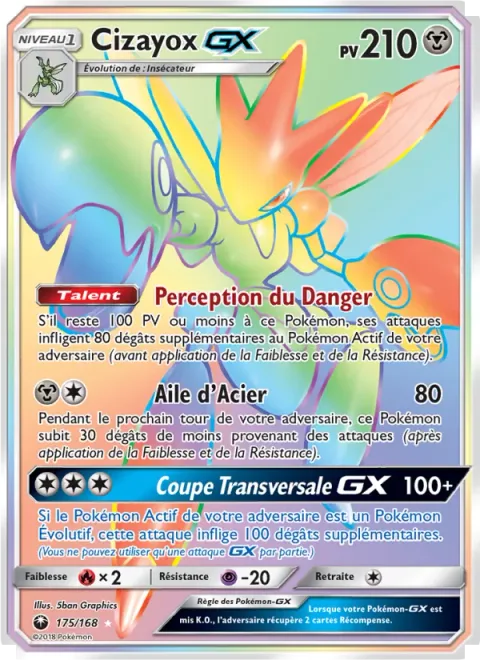 Scizor GX [Danger Perception | Steel Wing | Cross-Cut GX]