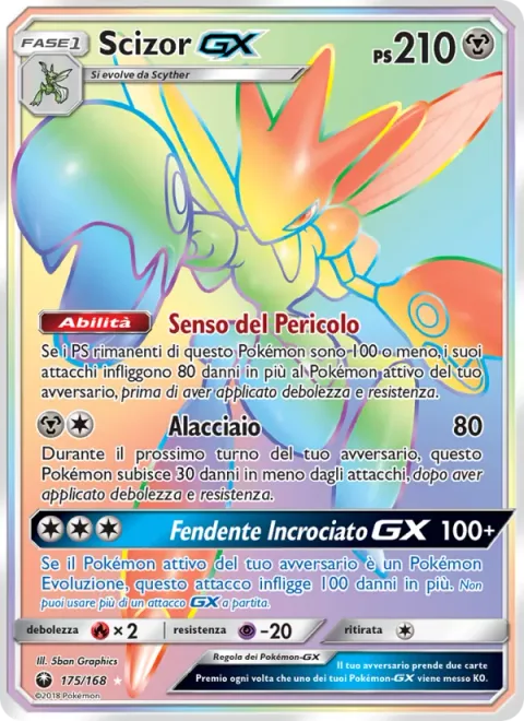 Scizor GX [Danger Perception | Steel Wing | Cross-Cut GX]