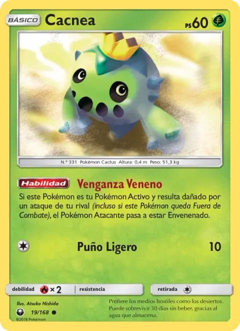 Cacnea [Poison Payback | Light Punch]