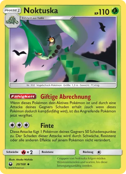 Cacturne [Poison Payback | Feint Attack]