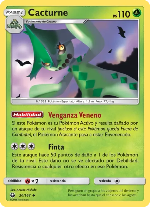 Cacturne [Poison Payback | Feint Attack]