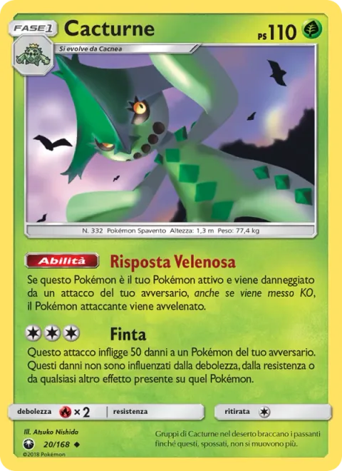 Cacturne [Poison Payback | Feint Attack]