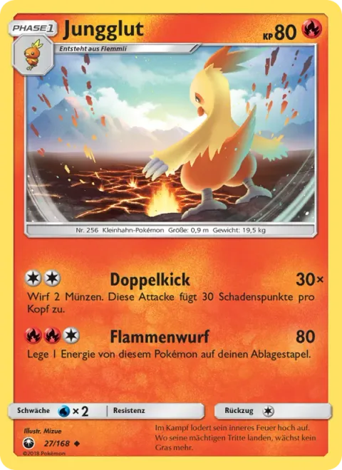 Combusken [Double Kick | Flamethrower]