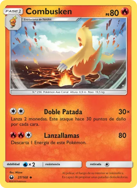 Combusken [Double Kick | Flamethrower]