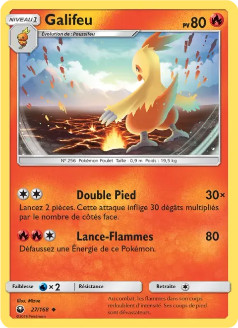 Combusken [Double Kick | Flamethrower]