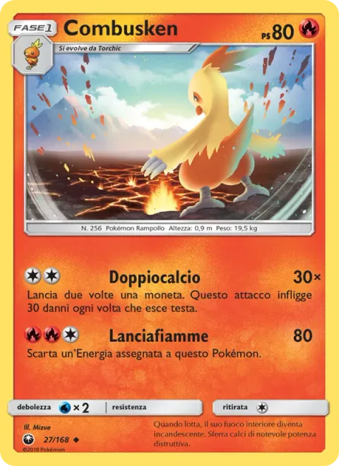 Combusken [Double Kick | Flamethrower]