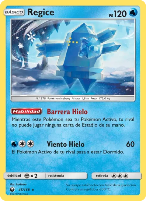 Regice [Icy Barrier | Icy Wind]