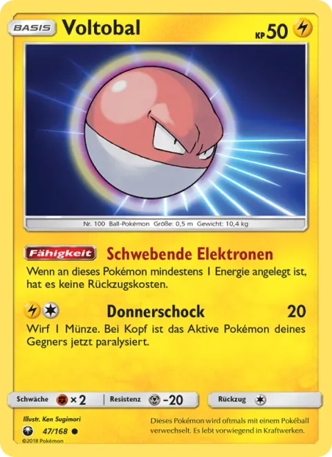 Voltorb [Floating Electrons | Thunder Shock]