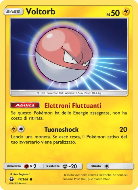 Voltorb [Floating Electrons | Thunder Shock]