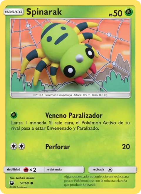 Spinarak [Stun Poison | Pierce]