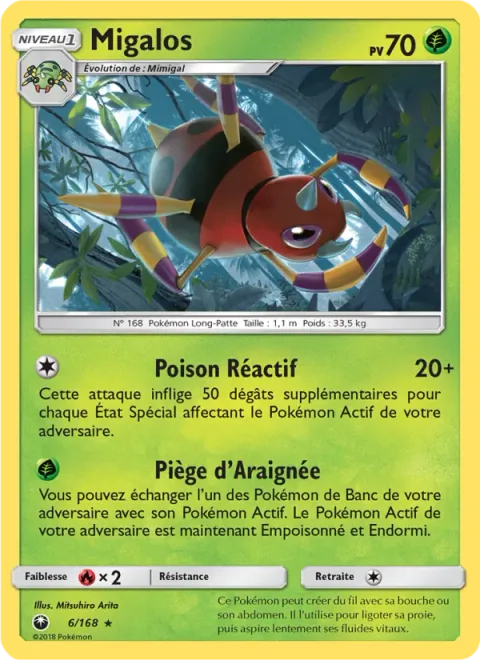 Ariados [Reactive Poison | Spider Trap]