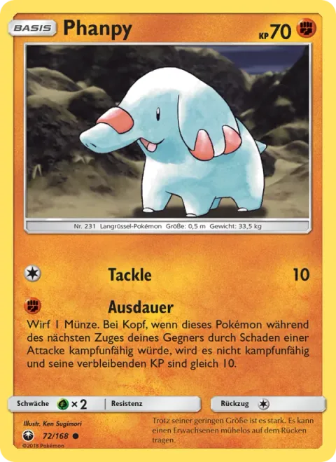 Phanpy [Tackle | Endure]