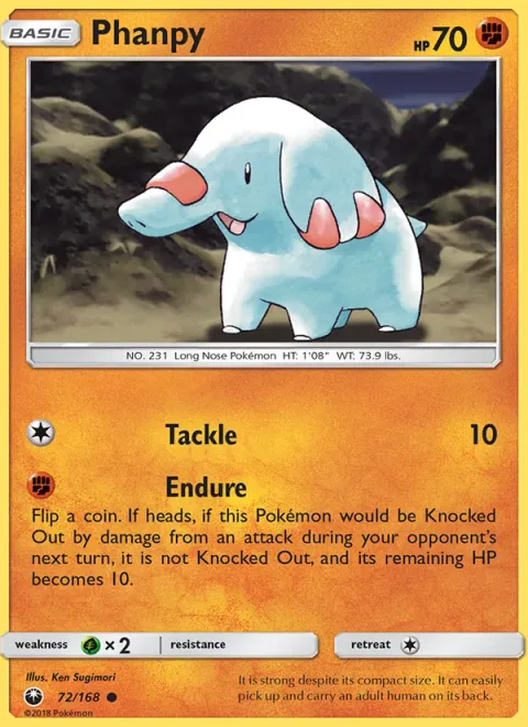 Phanpy [Tackle | Endure]