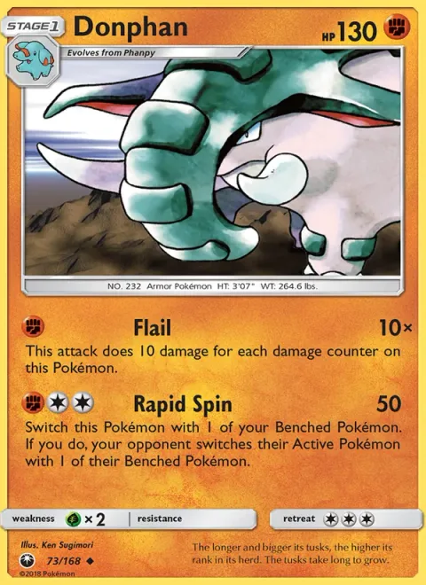 Donphan [Flail | Rapid Spin]