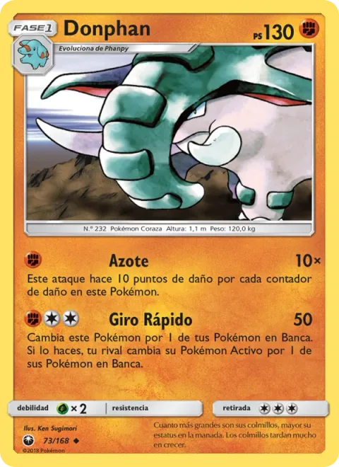 Donphan [Flail | Rapid Spin]