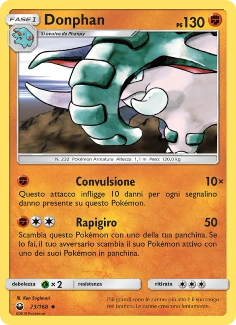 Donphan [Flail | Rapid Spin]