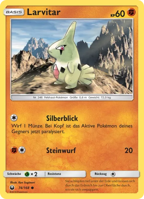 Larvitar [Leer | Rock Throw]
