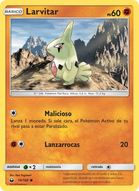 Larvitar [Leer | Rock Throw]
