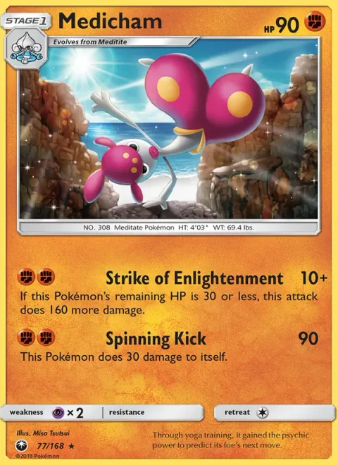 Medicham [Strike of Enlightenment | Spinning Kick]