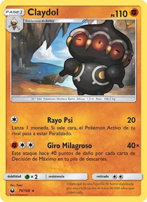 Claydol [Psy Bolt | Miraculous Spin]