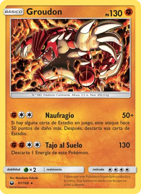 Groudon [Wreck | Ground Slash]