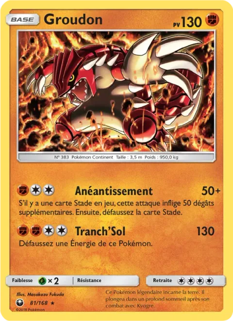 Groudon [Wreck | Ground Slash]