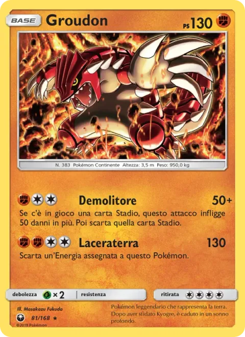 Groudon [Wreck | Ground Slash]