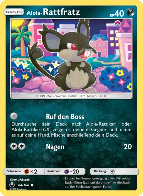 Alolan Rattata [Call for the Boss | Gnaw]