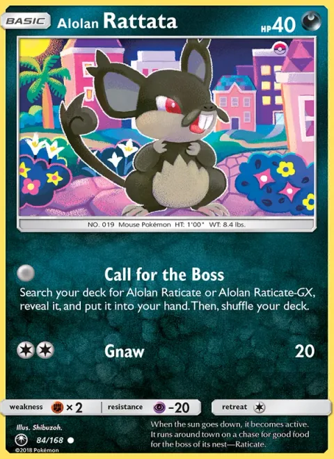 Alolan Rattata [Call for the Boss | Gnaw]