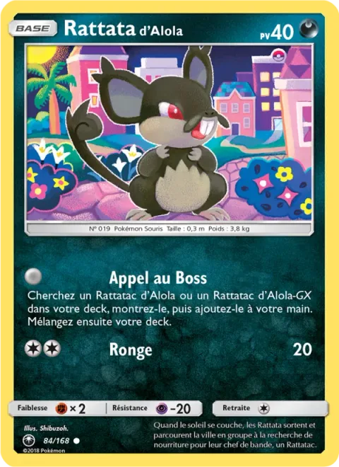 Alolan Rattata [Call for the Boss | Gnaw]