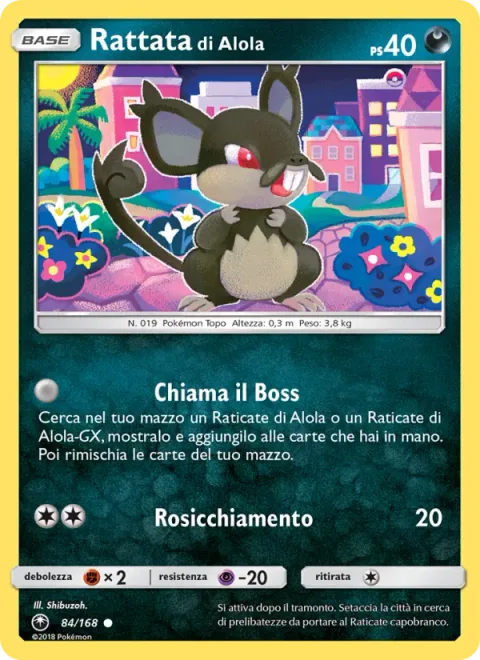 Alolan Rattata [Call for the Boss | Gnaw]